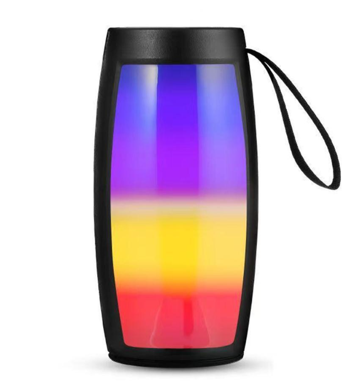 New Wireless Bluetooth-compatible Speaker Portable RGB Colorful Luminous Card Fm